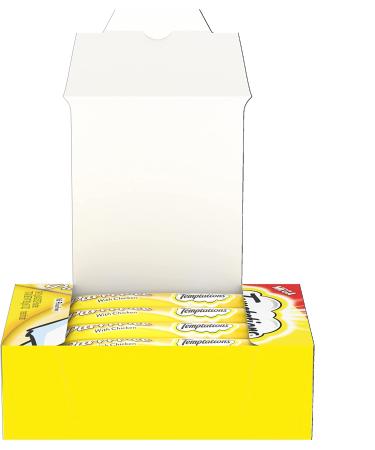 TEMPTATIONS Creamy Chicken Puree Cat Treats - 24-Pack (288g) - Buy Online on GoSupps.com