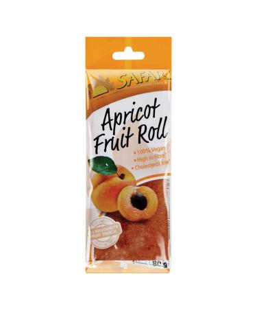 Safari Apricot Fruit Rolls 80g (3 Pack)