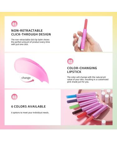 Juicy Lip Balm Shift - pH Color Changing Hydrating Lipstick & Gloss | Moisturizing Nourishing Care | Non-Sticky Tinted Lip Balm (SET A) - Shop Internationally - Buy Online on GoSupps.com