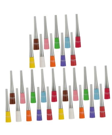 Beavorty 30 pcs colored liquid eyeliner eyeliner matte liquid eyeliner colors Eye Lining Pens
