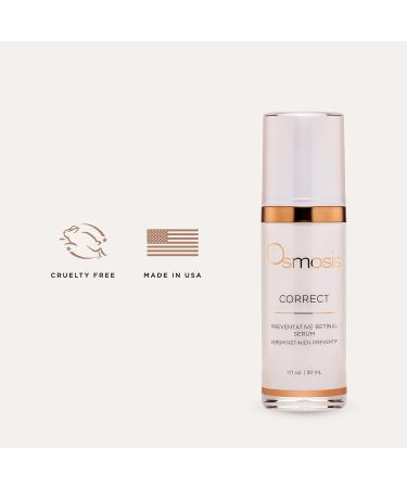 OSMOSIS CORRECT Retinal Facial Serum - Collagen Booster for Youthful Radiant Skin - Anti-Aging & Pigmented Skin Treatment - 1 Fl Oz - Buy Online on GoSupps.com