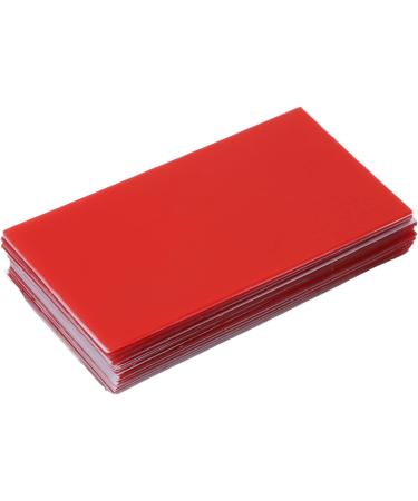 15 Pieces Dental Base Plate Wax - Utility Bite Wax Prosthetic Casting Wax 1.5mm Thick Red Toothwax for False Teeth - Buy Online on GoSupps.com