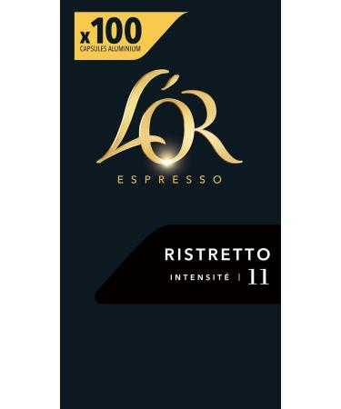 L'OR Caf Espresso Ristretto Intensity 11 3 Packs of 100 Aluminum Capsules Compatible with Nespresso * 300 Units - Buy Online on GoSupps.com