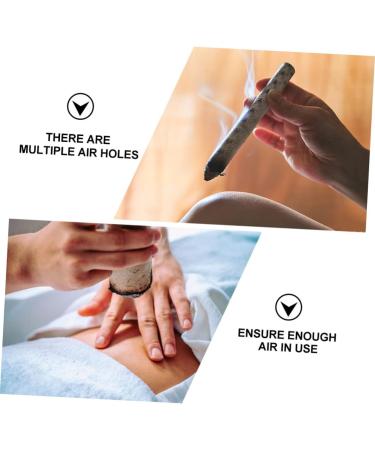 Partykindom 3 STK Moxibustion Pot - High-Quality Ceramic Moxa Massage Device for Relaxation & Wellness - Buy Online on GoSupps.com