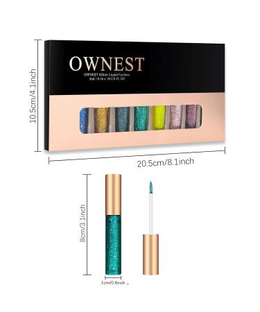 Buy Freeorr 10 Colors Liquid Glitter Eyeliner - Durable Waterproof Metallic Shimmer Eyeshadow Set - Buy Online on GoSupps.com