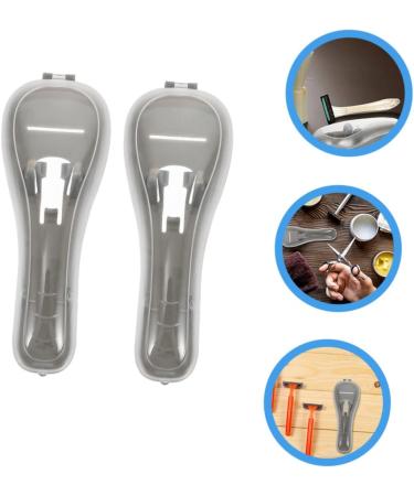 Angoily 2-Pack Razor Storage Box - Travel Razor Case with Rust Protection & Nail Clipper Organizer - Buy Online on GoSupps.com