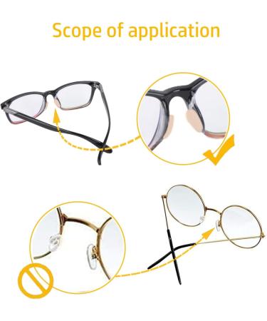 Zooetway 16 Pairs Self-Adhesive Glasses Nose Pads - Non-Slip 1mm Thick Sponge for Comfort & Stability - Ideal for Glasses & Sunglasses - Buy Online on GoSupps.com