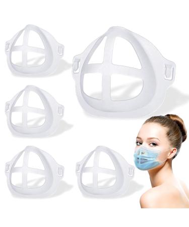 Cool Protection Stand - 3D Mask Bracket - Face Mask Inner Support Frame - Plastic Brackets - More Space for Comfortable Breathing Protect Lipstick Washable Reusable