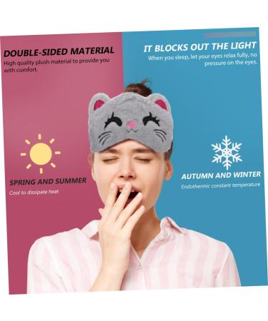 2 pi ces Masque de Sommeil Mignon Peluche Cache Yeux Doux et pour Adultes Bandeau de Nuit Occultant Confortable pour Voyage et D tente - Buy Online on GoSupps.com