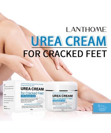 Mrinb 50g Foot Cream - Very Dry Feet Cream to Moisturize Deeply in the Skin Repairs Cracks and Softens Calluses - Buy Online on GoSupps.com