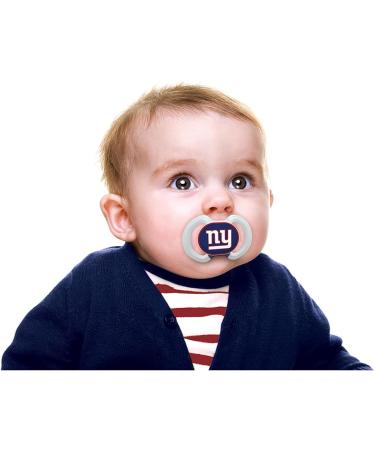 NFL New York Giants Pacifier 2-Pack by Baby Fanatic - Officially Licensed League Gear - Buy Online on GoSupps.com