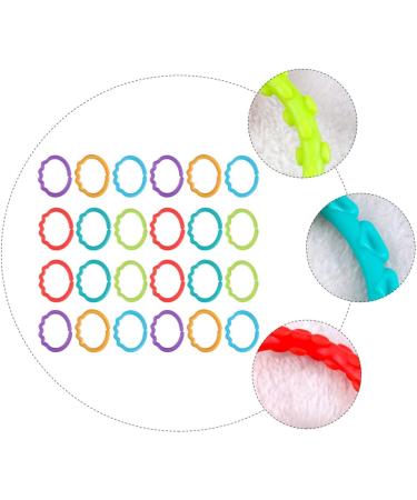 Ibasenice Baby Links 144 Ster - Colorful Molar Toy & Rattles for Newborns | Creative Infant Toys for International Shipping - Buy Online on GoSupps.com