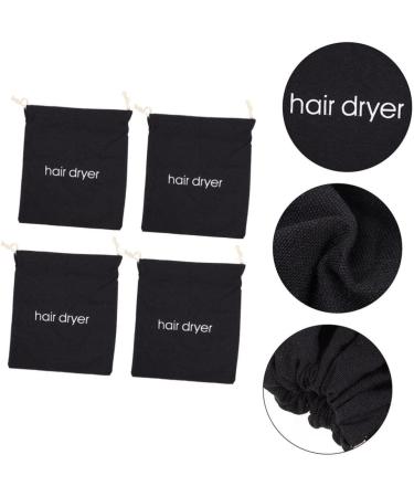 FOMIYES Curly Hair Wig 4pcs Hair Dryer Storage Bag Straight Hair Wig Anti-scratch Hairdryerbags Cloth Bag Travel Drawstring - Buy Online on GoSupps.com