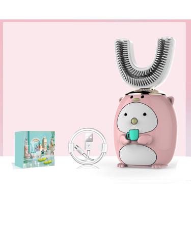 LOKOR Kids Electric Toothbrush Rechargeable Toothbrush Ultrasonic Automatic Toothbrush Kids with 5 Modes IPX7 Cartoon Modeling Design for Kids (2-12 Year) 02