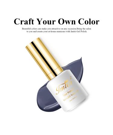 Imiti Lavender Gray Gel Nail Polish 15ml | Soak Off UV LED Lacquer | DIY Nail Art for Women & Girls - Buy Online on GoSupps.com