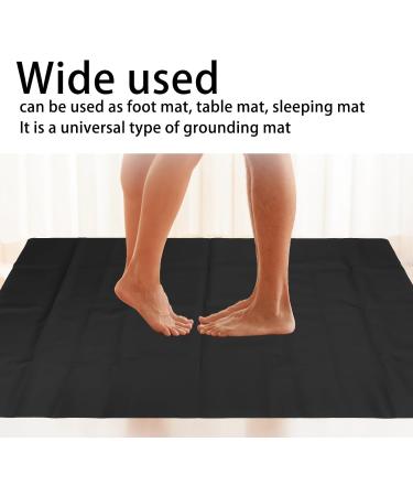 Stress Reduction Ground Mat - EMF Protection Anti-Static Inflammation Relief for Home Office - 138 x 180 cm - Buy Online on GoSupps.com