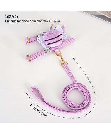 Qixuer Adjustable Rabbit Leash & Crockery Set - Breathable Harness for Small Animals Hamsters Puppies & Cats - Buy Online on GoSupps.com