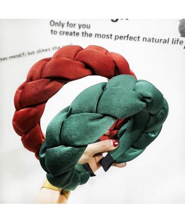 TCM-KE Women's Sponge Padded Velvet Headband - Light Solid Color Faux Silk - Black | Stylish & Comfortable Accessories for All Occasions - Buy Online on GoSupps.com