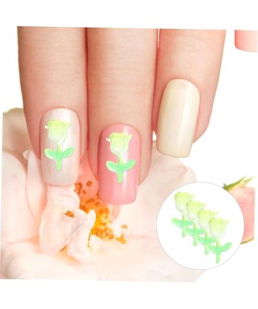 FOYTOKI Nail Art Accessories Resin Nail Tulip Charm for nail gems charms for nails 3d three-dimensional Acrylic Nail Art Flowers Nail Asssories 0.5x1x0.3cm As Shown1 - Buy Online on GoSupps.com