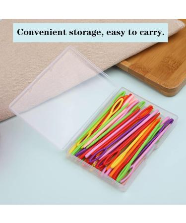 50PCS Large Eye Plastic Yarn Needles for Kids - 3.54inch Plastic Needles for Yarn and Craft - DIY Sewing and Handmade Crafts - Buy Online on GoSupps.com