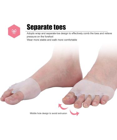 Bunion Corrector - Transparent Toe Straightener for Hallux Valgus - High Elasticity SEBS Material - 5 Holes Design - Buy Online on GoSupps.com