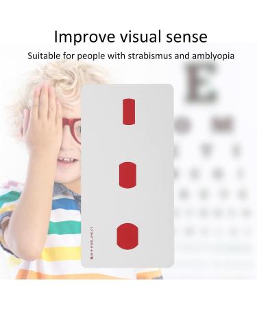 Shanrya Amblyopia Training Cards - Dirt Resistant Red Green Strabismus Cards for Daily Use | International Shipping Available - Buy Online on GoSupps.com