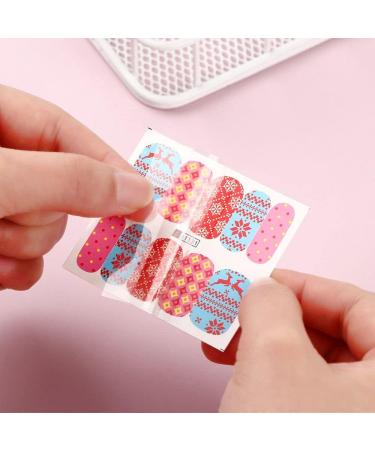 Self-Adhesive DIY Christmas Snowflakes Nail Art Stickers Xmas Sticker Fingernail Decals Nail Accessories(YZW-2134) - Buy Online on GoSupps.com