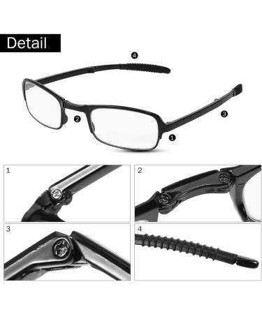Lightweight Foldable Reading Glasses for Presbyopia | Diopters 1.0 to 4.0 | International Shipping - Buy Online on GoSupps.com