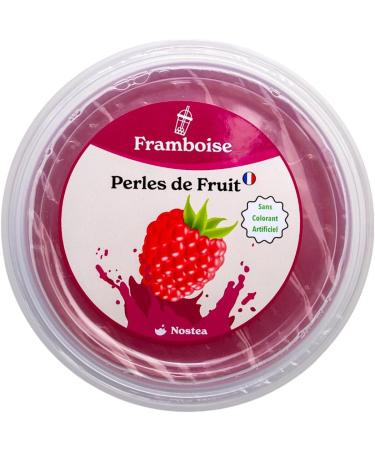 Nostea - Raspberry Bubble Tea Beads - Popping Boba Gluten Free - Fruit Juice Beads for Tea Drinks Dessert - Made in France - 450g - Buy Online on GoSupps.com