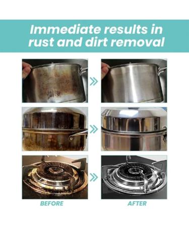 Magic Gel Cleaner For Pots and Pans Magic Gel Cleaner Kitchen Cleaning Effortless for Burned Bottoms Stubborn Stains Stainless Steel Pot Cleaner for Bottom of Pans (1Pcs) - Buy Online on GoSupps.com