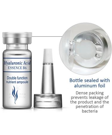 BIOAQUA Hyaluronic Acid Essence B6 Glycerol Tender Smooth Skin Serum Plant Extracts Nourishing Moisturizing 5ml*10PCS/Box - Buy Online on GoSupps.com