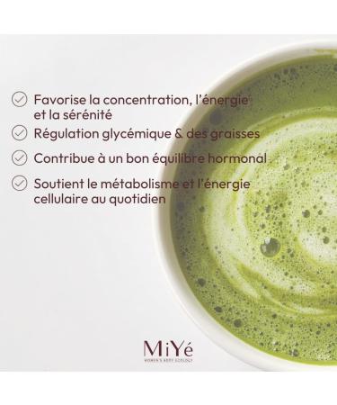 MiY | Matcha Latte Boost Metabolisme & nergie | Avec Magn sium L-Carnitine & Vitamine B6 | Vitalit & Bien- tre | 30 jours - Buy Online on GoSupps.com