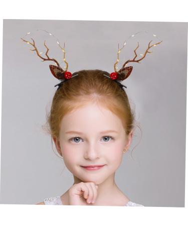 FOMIYES 3 Pairs Luminous Antler Hair Clip Deer Antler Hair Clips Reindeer Antlers Xmas Hairpins Christmas Hair Accessories Girls Dresses Hair Volume Clip Xmas Hair Clips Pp Halloween Elk - Buy Online on GoSupps.com