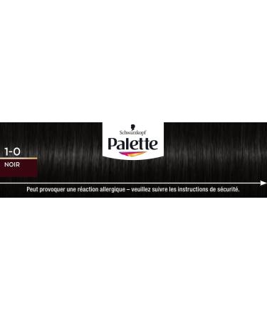 Schwarzkopf Palette Natural Colors Black Hair Dye 1.0 50ml - Pack of 2 - Buy Online on GoSupps.com
