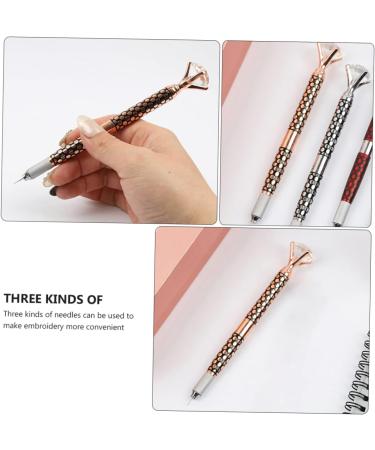 Hemoton 3 Embroidery Pen Brow Pencil Eyebrow Pen Permanent Pen Make up Aluminum Alloy Hand Pen - Buy Online on GoSupps.com