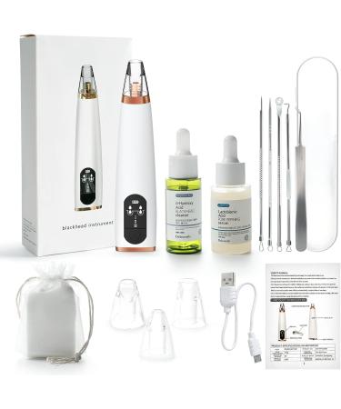 UIOOIU Blackhead Remover Vacuum - Pore Cleaner Tool with 3 Suction Modes for All Skin Types-Men & Women - Buy Online on GoSupps.com