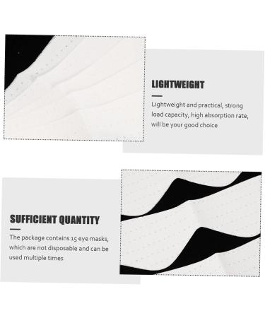 Angoily 15 Sheets Eye Mask Diffuser Eye Beauty Paper Warm Eye Compress Stye Treatment Skin Care Eye Patches Eye Pads Dry Eye Drops Anti Non-woven Fabric Breathable Invisible Sticker White - Buy Online on GoSupps.com
