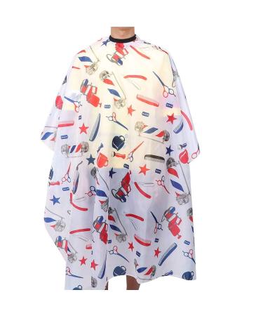 Buy ZJchao Adjustable Hair Cutting Cape - Professional Barber Salon Cape for Styling Coloring & Perming - 160x140cm - Buy Online on GoSupps.com