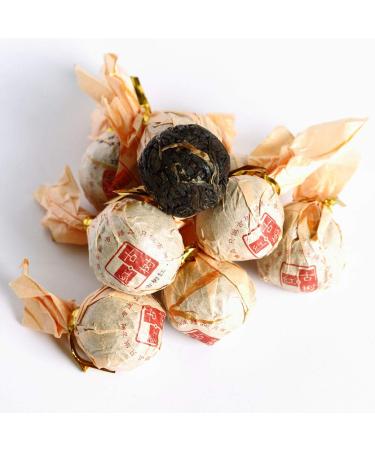 GOARTEA GOARTEA 100g (3.5 Oz) Supreme Organic Yunnan FengQing Dian Hong Dianhong Handmade Dragon Pearl Chinese Black Tea noir