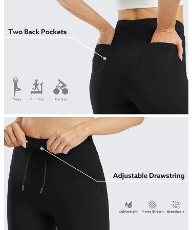 G4Free Women's Bootcut Golf Capris with Pockets - Black Small - Buy Online on GoSupps.com