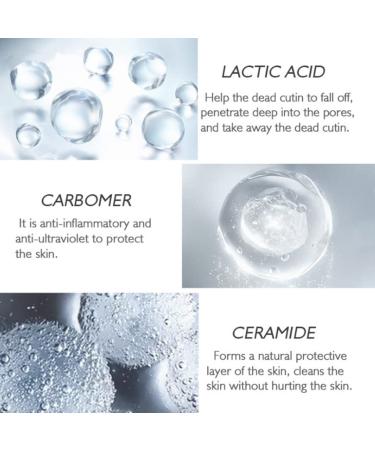 Facial Mousse Exfoliating Gel - Gentle Scrub & Peeling Cream for Smooth Moisturized Skin - 60ML | All Skin Types - Buy Online on GoSupps.com