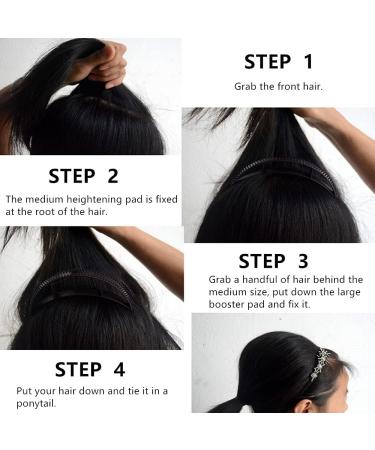 IYBQIU 5 Pieces Volume Inserts Hair Clip Bump It UP & Down Insert Fixer Comb Mix Sizes Pump Up Volume Hair Insert Tool for Hair Styer Headdressing Accessories Multifunctional Hair Styling Tools - Buy Online on GoSupps.com