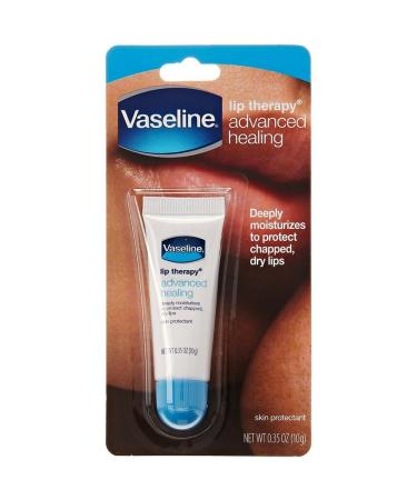 Vaseline Lip Therapy Petroleum Jelly Advanced Formula 0.35 oz (12 pack)
