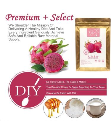 Organic Pitaya Dragon Fruit Powder 100g - Anti-aging Moisturizing Formula - Buy Online on GoSupps.com
