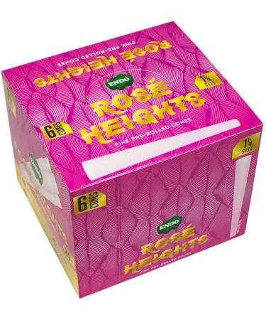 Ros Heights Pink 1.25 Pre-Rolled Cones Display Of 24 - Buy Online on GoSupps.com