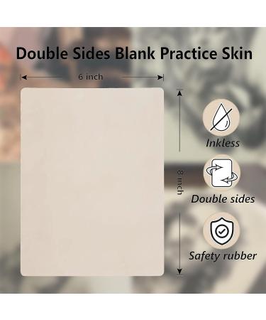 SOTICA Tattoo Practice Skins & Transfer Paper Set - 10 Fake Skin Pieces + 20 Thermal Template Papers for Tattoo Supplies - Buy Online on GoSupps.com