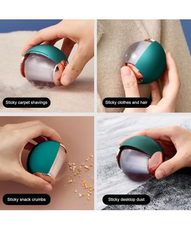 Reusable Gel Lint Roller - Washable Mini Lint Remover with Cover | Portable & Dustproof Travel Solution (Green) - Buy Online on GoSupps.com