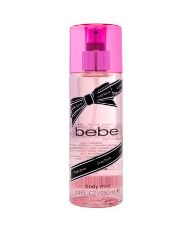 Bebe Silver Body Mist - Body Spray for Women with Mango Tuberose Peony Jasmine Rose Cedarwood Musk and Sandalwood Long-Lasting Fragrance Mist - 8.4 Fl Oz