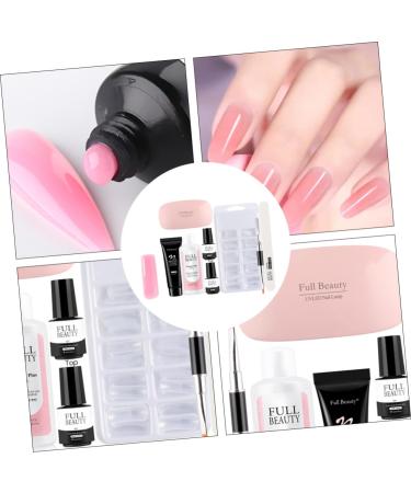 Beatifufu 1 Set Pieces Manicure Tools Set Nails Kit Nail Art Lamp Nail Extension Cream Tool Mini Nail Kit Nail Art Tools Nail Decor Kit Grooming Kit Nail Manicure Kit Nail Polish Gel Plastic 17.8x1.5cm As Shown - Buy Online on GoSupps.com