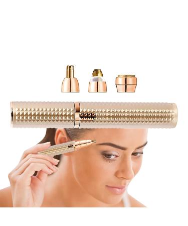 Facial hair removal safe electric shaver efficient eyebrow shaver portable eyebrow trimmer for women practical epilator Gold
